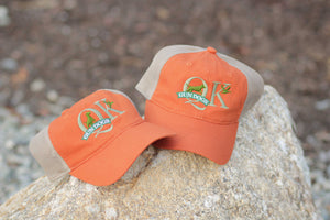 QK Gun Dogs Orange Mesh Trucker Hat