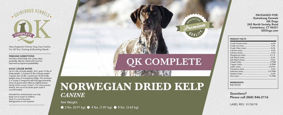 QK Complete Norwegian Dried Kelp