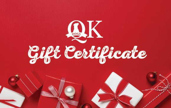 QK DOGS Gift Card