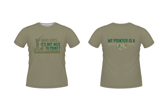 QK T-Shirt - Who Says It's Not Nice To Point?